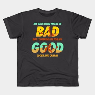 The Bad and Good in Pickleball Kids T-Shirt